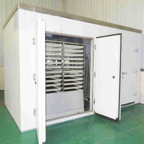 ISO Industrial Hot Air Fruit Food Cabinet Dryer Machine 60 To 180 Trays