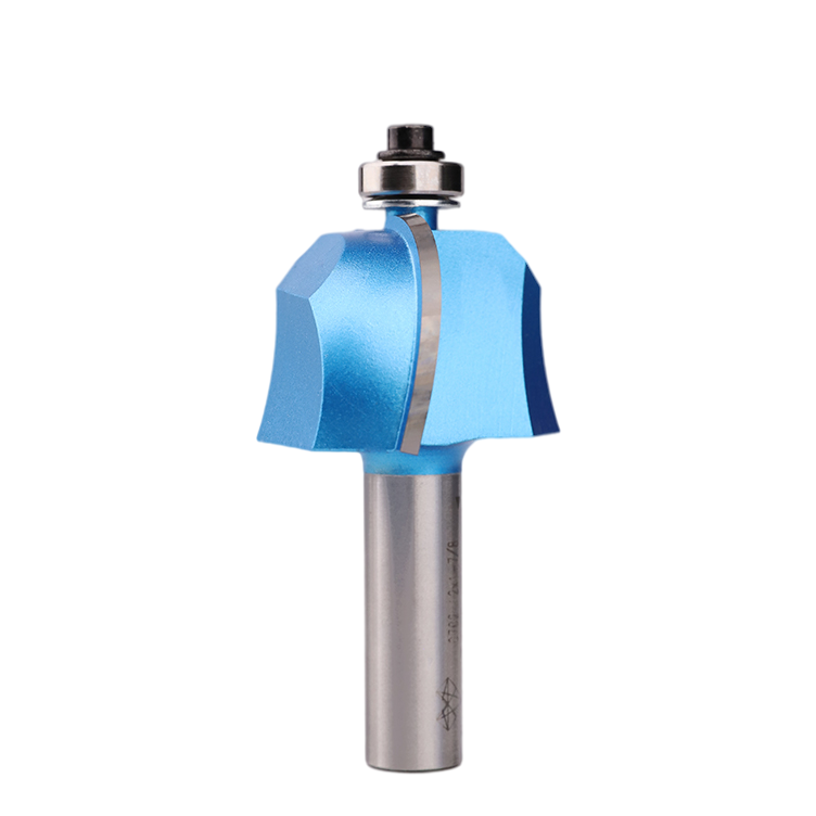 Lamboss Custom Wood Cutting CNC Router Bit for Router Table Woodworking Cove Bit Bearing Milling Cutter 70HRC
