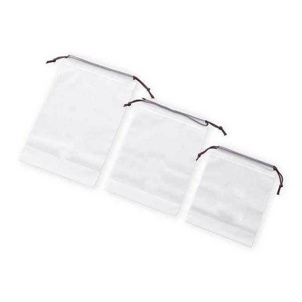 толщина 50-200microns полиэтиленового пакета Drawstring 15cm*20cm водоустойчивая