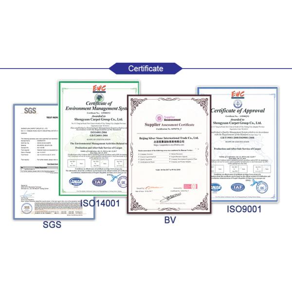 Commercial Office Interlocking Carpet Tiles 100% Nylon with PVC fiber glass Backing