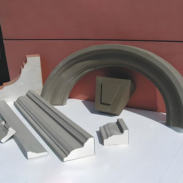 Decorative Roman Exterior Stucco Foam Window Trim Pillar Plastic Cement Door Trim Moulds