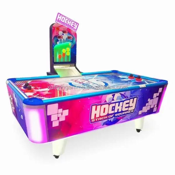 2 Players Indoor Air Hockey Arcade Machine Pucks With Multi Balls