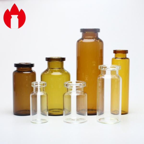 Crimp Top Tubular Glass Bottle Vial