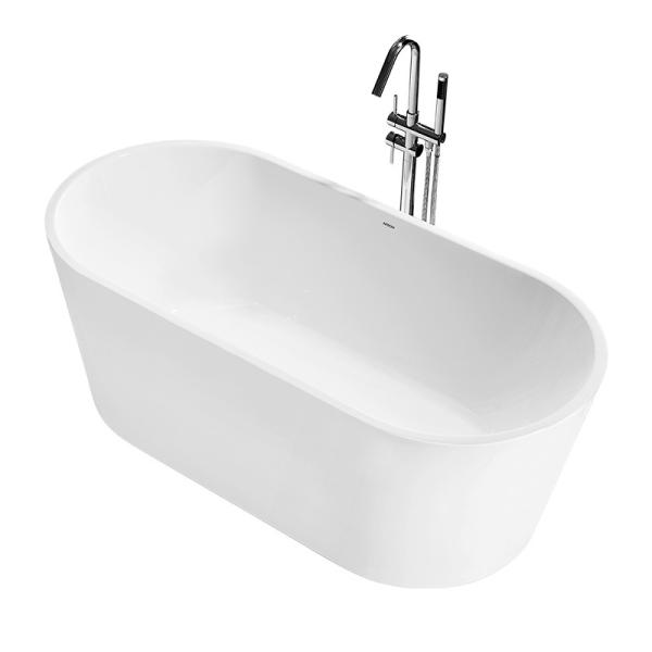Banheira livre da posição da SETA, banheira embebendo acrílica L1700×W800×H600mm