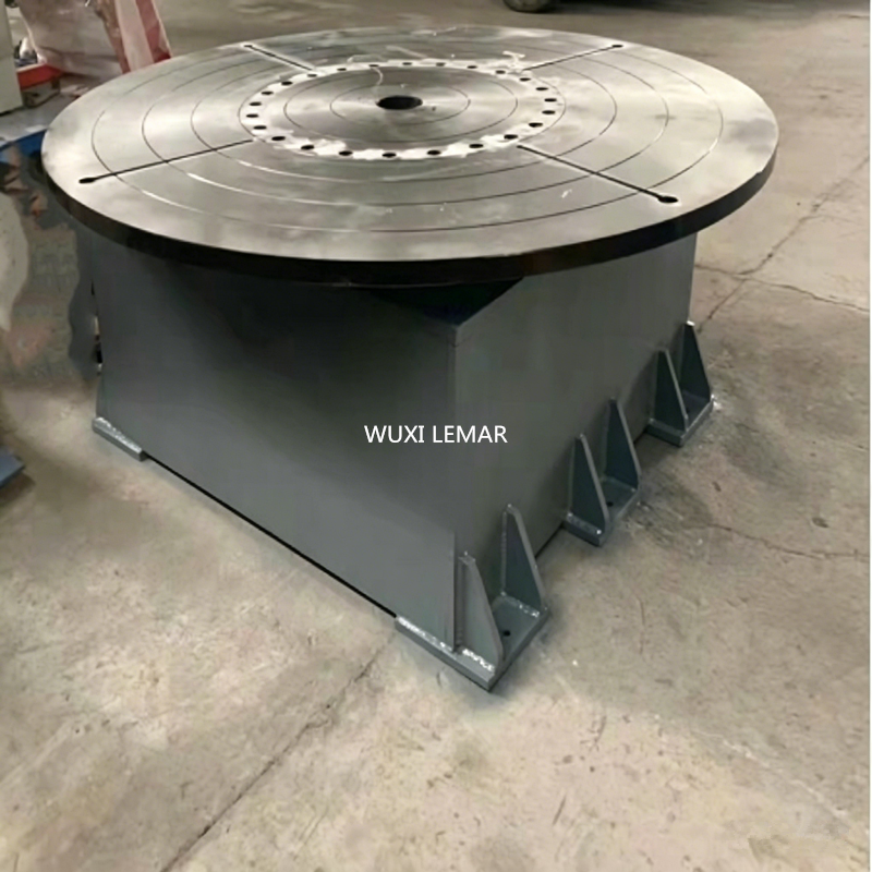 1 Ton Welding Positioning Table, Horizontal Rotary Welding Turn Table with T-slot