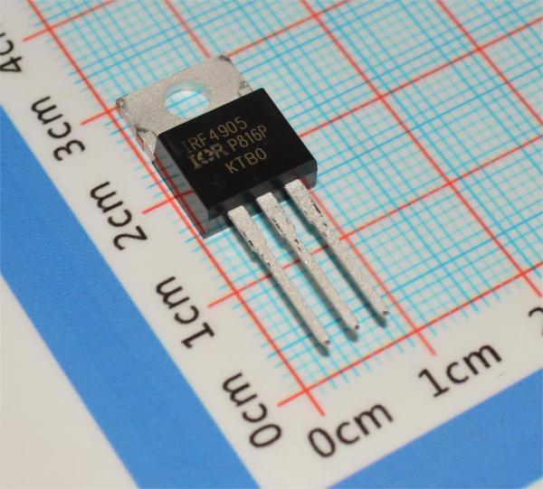 IRF4905PBF - MOSFET canal P -55V 74A Courant 0.02Ω Rds(on) TO-220AB 175°C Avalanche Max. évalué