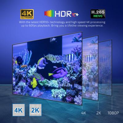X96 Mini TV Box 4K with Android 11.0 Amlogic S905W2 Quad Core 100M Ethernet Smart Home
