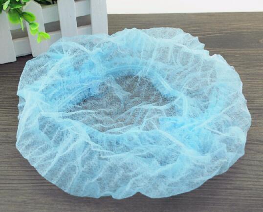Medical Polypropylene Bouffant Cap Disposable Hairnet Non Woven 18 19 21 Size