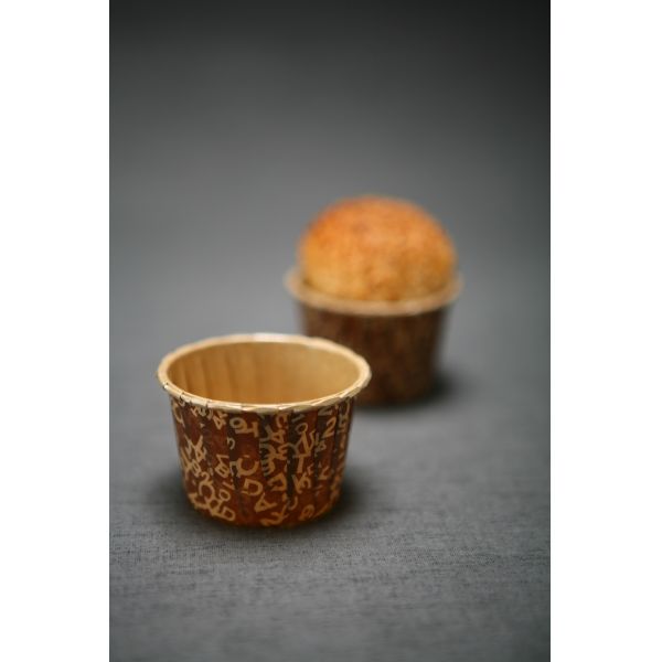62 X 40mm Muffin Cup Multi Colors Food Safe PET Coating