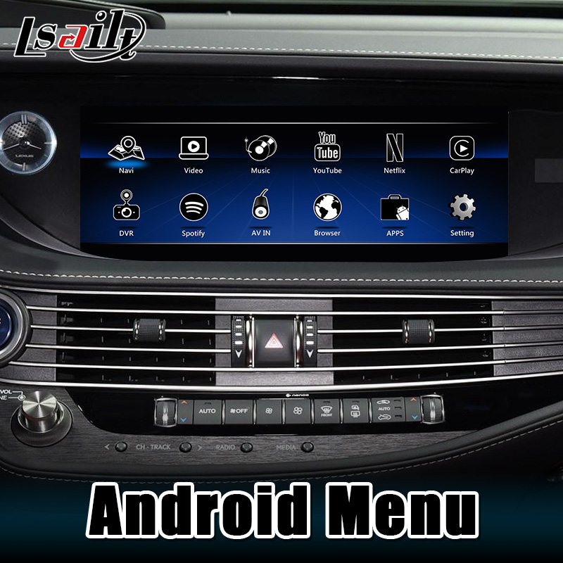 Коробка интерфейса видео андроида 9,0 Lsailt для Lexus ES LS GS RX LX 2013-21with CarPlay, андроида автоматического LS600 LS460