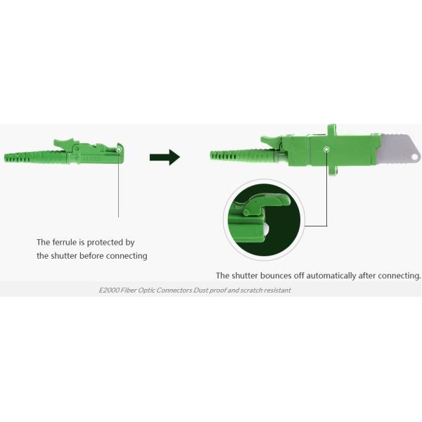 10M 62.5/125 Ultima Single Mode 850nm Fiber Patch Cables Optical Pigtail E2000