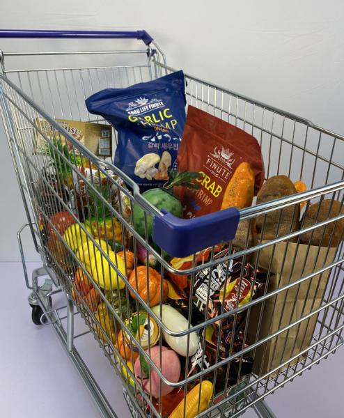 type allemand durable caddie en métal de chariots d'épicerie de l'épicerie 240L d'acier