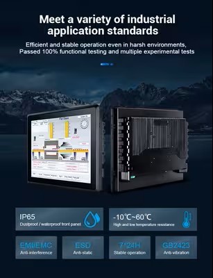 Pressure Resistant Industrial Computer Monitor 7 Inch - 21.5 Inch Multi Touch Monitor