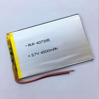 Bateria Li-Polymer personalizada 3.7v 4500mAh Bateria Li-Po recarregável