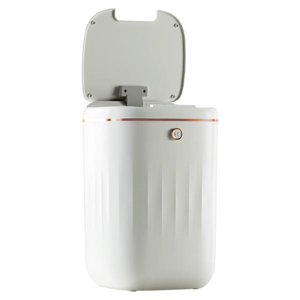 IPX5 Waterproof Household Bedroom Living Room Automatic with Lid Large Capacity New Smart Induction Garbage Can