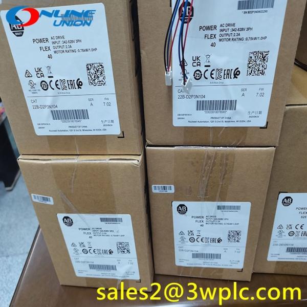 22B-D2P3N104 Allen Bradley PowerFlex 40 0,75 KW Lecteur à courant alternatif