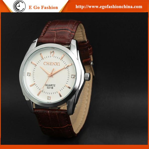 021B Fashion Jewelry Wholesale Watches Made in China Quartz Analog Watches Unisex Couple