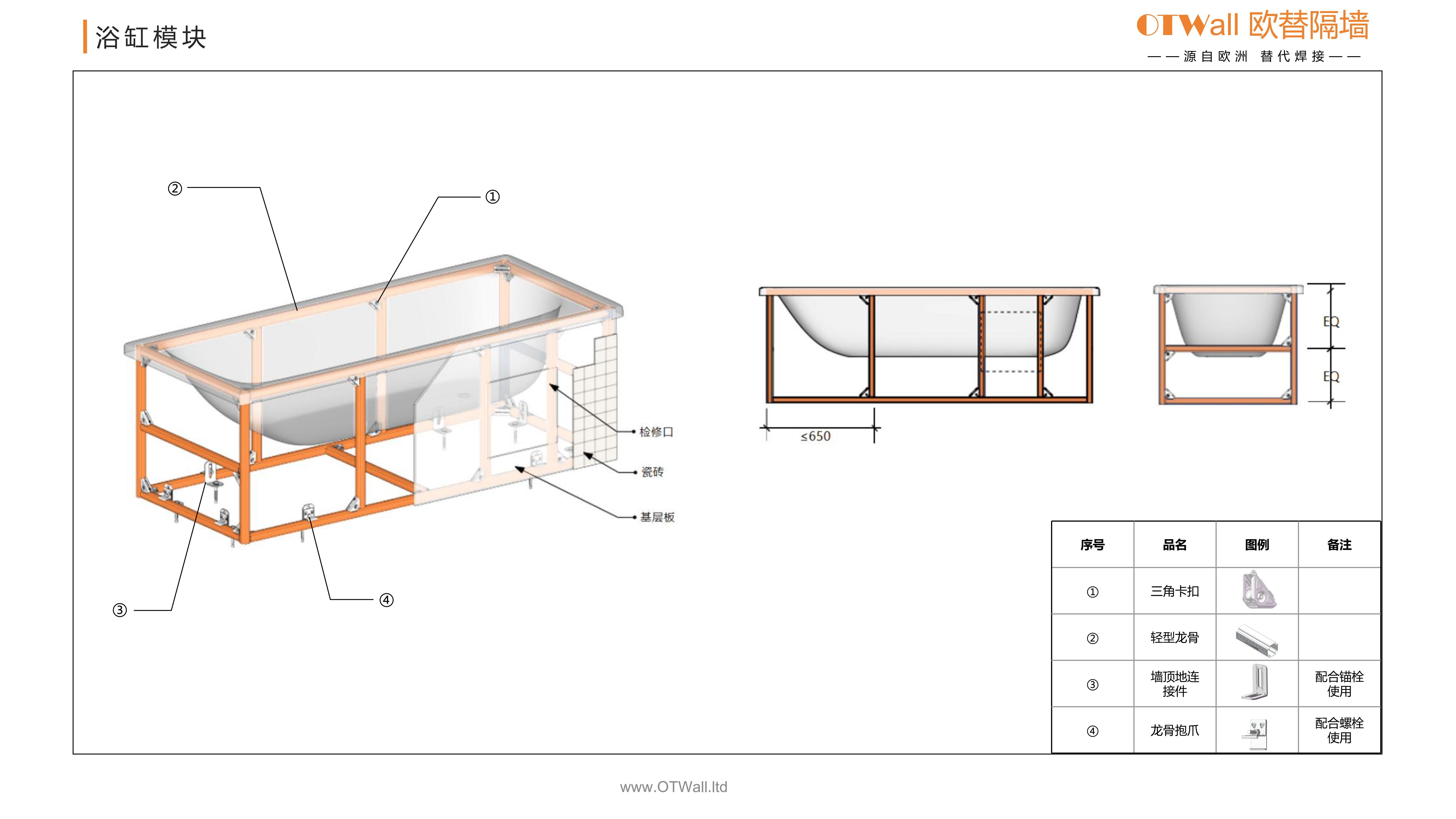 Prefabricated Wall Modular System, Prefabricated Sanitary Frame, Fake Wall