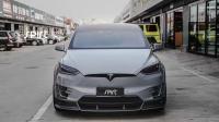 Tesla modèle X Kit de carrosserie en fibre de carbone modèle X Diffuseur de lèvre avant en fibre de carbone