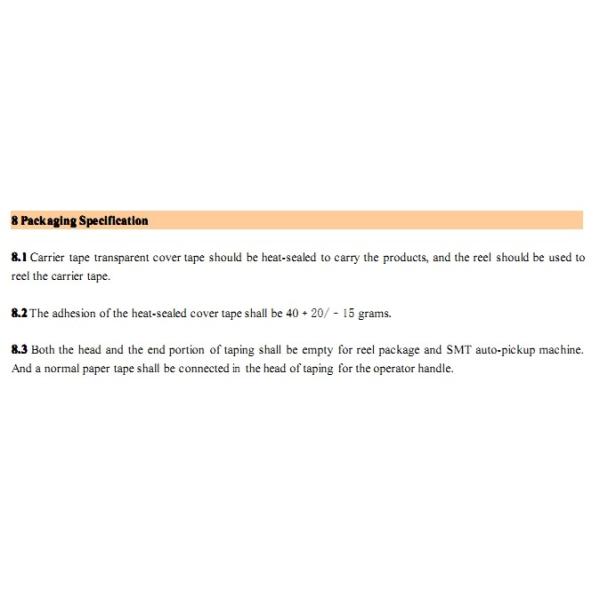 Surface Mounted Devices SMD Varistor 