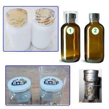 Semi Automatic Bottle Cap Plastic Film Shrink Wrap Machine