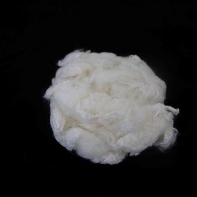 Off White Flame Retardant Viscose Staple Fibre 64mm For Non Woven Fabric