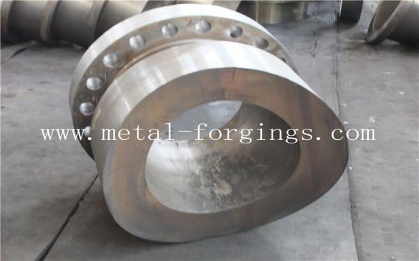 ST52 ST60-2 Carbon Steel Forged Rings Flanges Heat Treatment