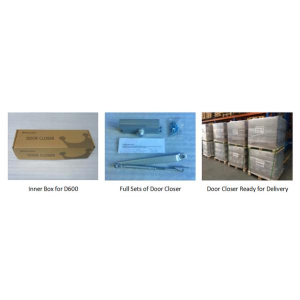 Square Overhead Residential Door Closer , Top Jamb Fire Rated Auto Door Closer