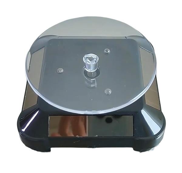 360° Solar Powered Turntable Revolving Display Turntable For Displaying Goods