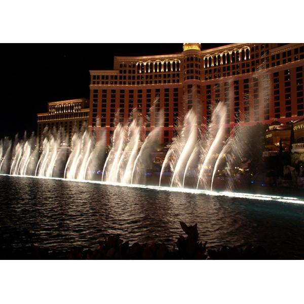 RGB Lighted Music Dancing Fountain For Large Park Decoration 1-100 Meters Height