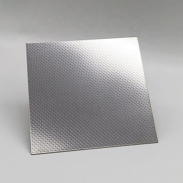 SUS 304 Cold Rolled Decorative Embossed Metal Sheets Iterior