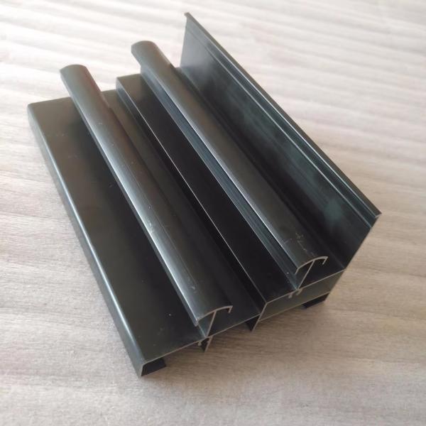 Silver Aluminum Profiles with Customized Width and Wood Grain Painting