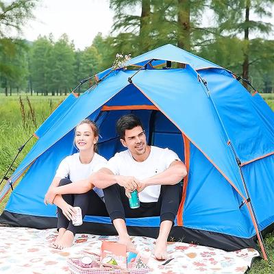 Tente portative de dôme d'instant UV de protection pour le camping de la personne 3-4