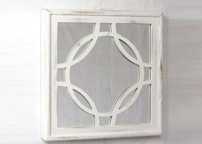 Living Room Square SGS Decorative Wood Framed Mirrors