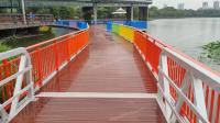 O HDPE flutua o corredor central de alumínio Marine Floating Platform da doca de flutuação