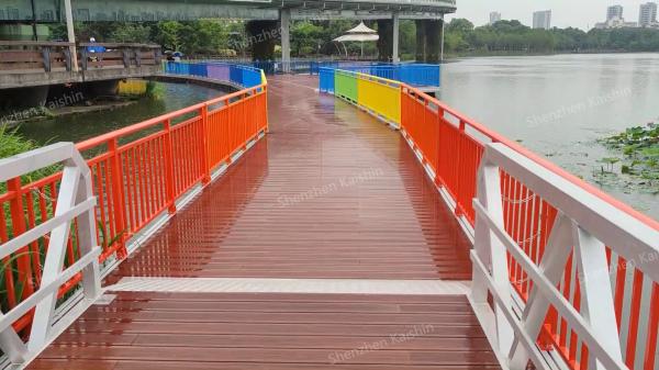 O HDPE flutua o corredor central de alumínio Marine Floating Platform da doca de flutuação