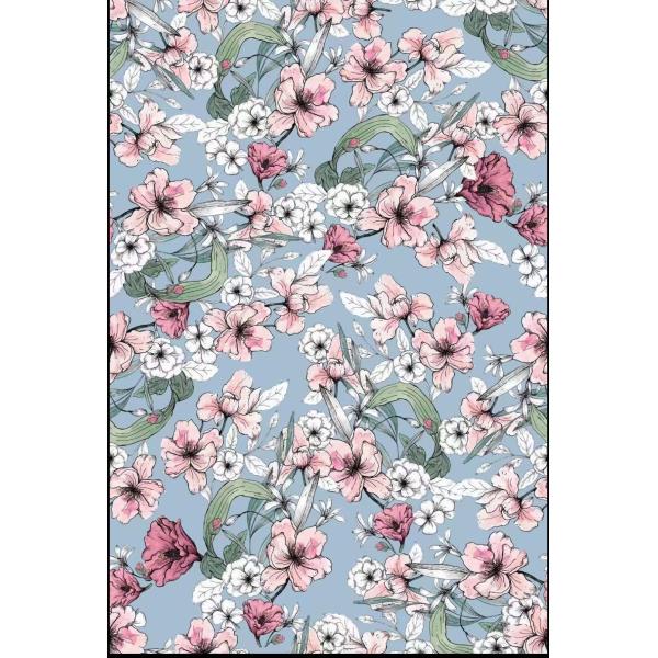 Recycled Customized Polyester Digital Print Silky Satin Fabric for Women's Clothing Dresses Bags Curtain