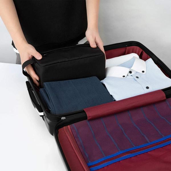 Waterproof and Shock-proof  Hanging  Toiletry Bag for Men Water Resistant Shaving Bag for Travel