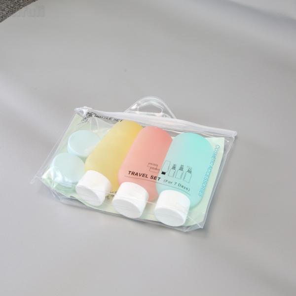 PVC Cosmetic Makeup Clear Travel Toiletry Bag Multifunctional Waterproof For Women