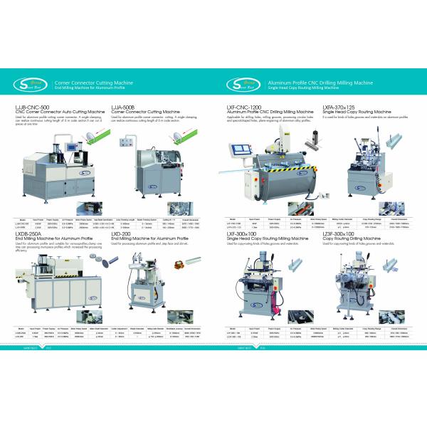 Aluminum Window CNC Milling Machine for Lock Holes /Aluminum Profile CNC Milling Router Machine