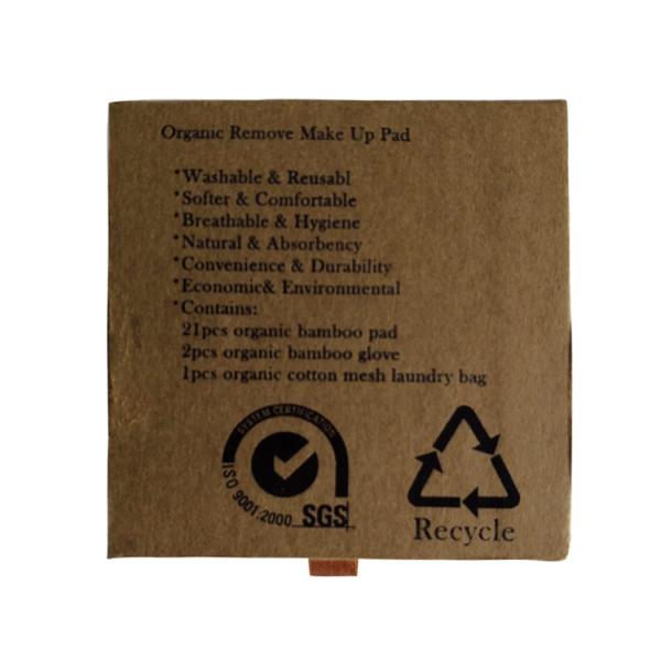 Eco Friendly Organic Make Up Remover , Machine Washable Facial Cleaning Pad