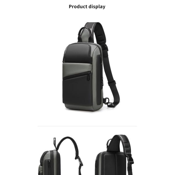 MingLu Новый многофункциональный кроссбоди мужской сумки стиль плечевой сумки мужской шлем одиночный грудной сумки для наружного использования