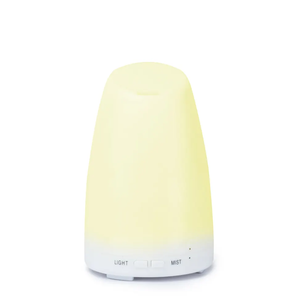 Urpower 100ml Ultrasonic Aroma Essential Oil Diffuser with 7 Color LED Lights US Plug Humidifier for Household