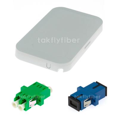 Indoor Outdoor 1 Cores ABS Wall Mount FDB Fiber Distribution Box