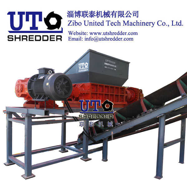hot sale large mattress shredder/ double shaft shredder, waste furniture shredder, solid waste shredder, waste recycling