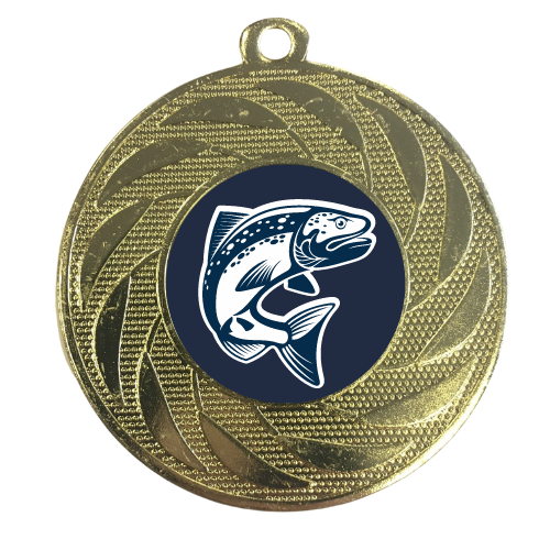 Customized Universal Stock Fishing Medals for Fishing Clubs