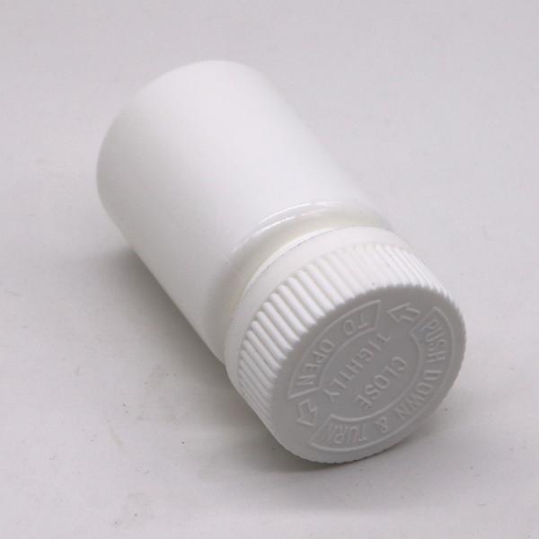 50mL PE Round Shape HDPE Plastic Bottle for Medicine Solid Tablet Capsule Storage
