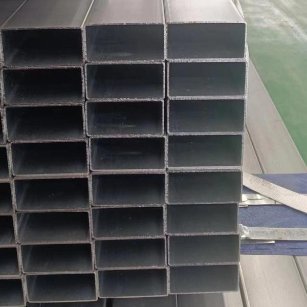 Silver Malleable Zinc Magnesium Aluminum Rectangular Tube For Construction  Automotive
