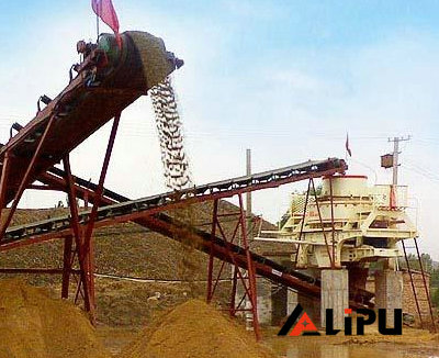 Vertical Shaft Impact VCII Sand Making Machine River Gravel Simple Structure
