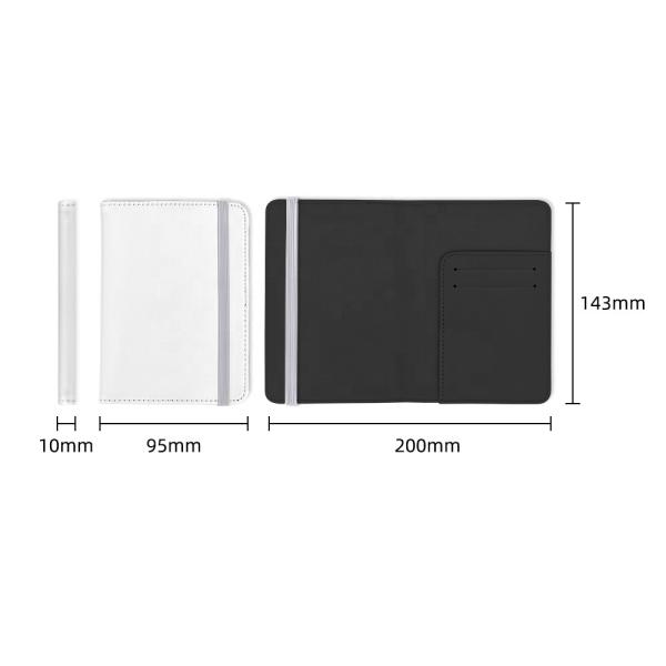 Colored Sublimation Passport Cover Blanks Custom Leather Passport Holder